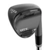 Cleveland RTX Full-Face Black Satin Wedges