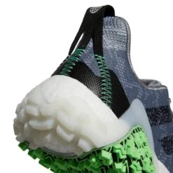 ADIDAS Men's CodeChaos 22 Spikeless Golf Shoe - Grey/Green -golf Green 6