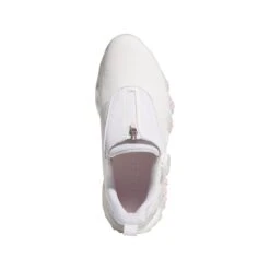 ADIDAS Women's CodeChaos 22 BOA Spikeless Golf Shoe - White/Pink -golf Pink 2