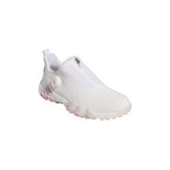ADIDAS Women's CodeChaos 22 BOA Spikeless Golf Shoe - White/Pink -golf Pink 4