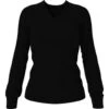 Callaway Women's Merino Blend V Neck Sweater -golf Womens Merino Blend V Neck Sweater BLACK
