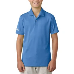 Boy's Adidas Performance Polo -golf adidas boy s performancepolo luckyblue 2