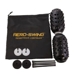 Aero Swing - Double Black Swing Trainer -golf aeroswing double package