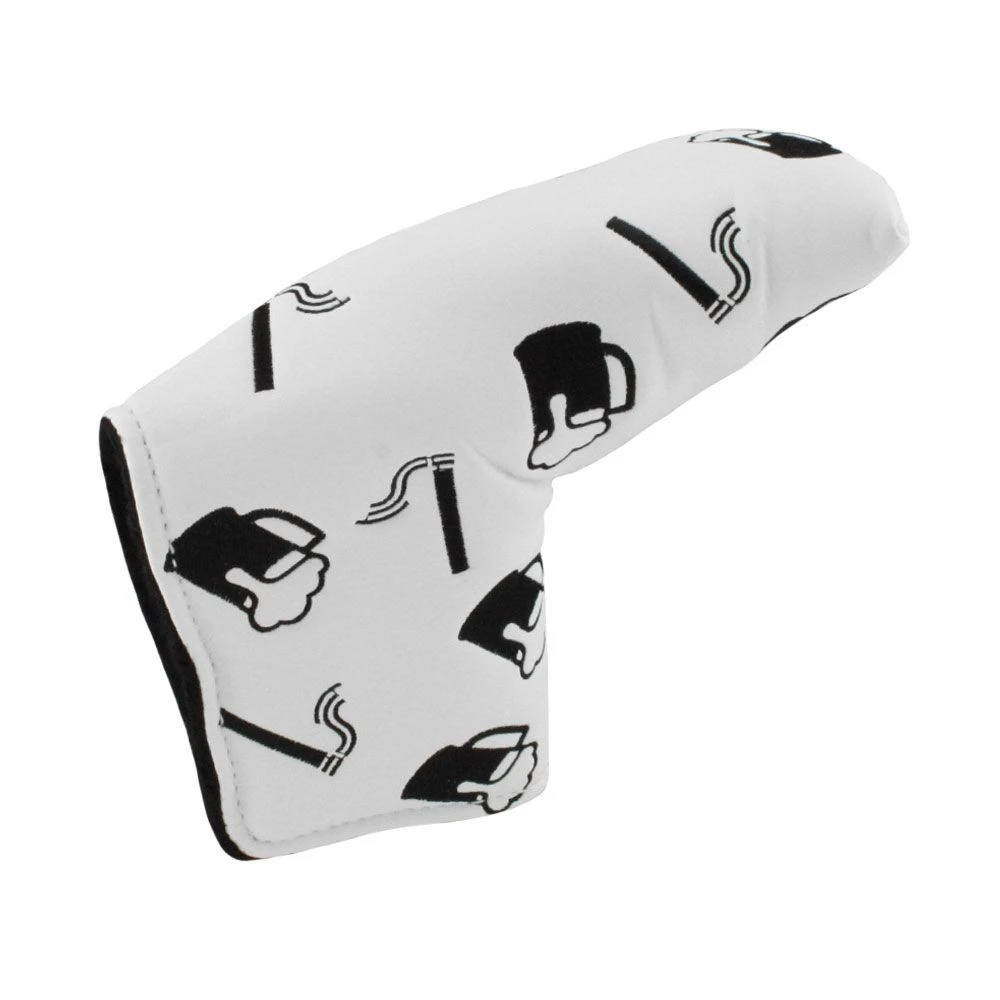 Hurricane Golf Smoke/Mug White/Black Blade Putter Headcover 4 Hurricane Golf Smoke/Mug White/Black Blade Putter Headcover - Image 2
