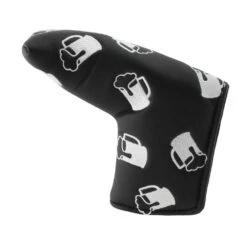 Hurricane Golf Beer Mug Black/White Blade Putter Headcover