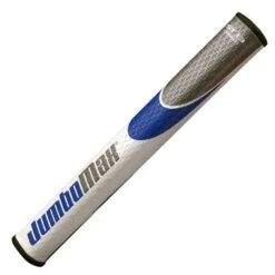 JumboMax ST 1.3 Straight Putter Grip -golf jumbomax st1.3straight putter whtbluslvr