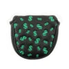 Hurricane Golf Money Mallet Heel Shafted Putter Head Cover -golf malbottom