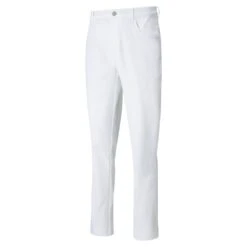 Puma 2022 Jackpot 5 Pocket Golf Pants -golf puma jackpot5pocketpant 599245 02 white