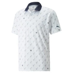 Puma MATTR Egrets Golf Polo -golf puma mattr egrets polo 536639 01 white