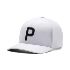Puma P Snapback Cap -golf puma p cap 022537 04 white