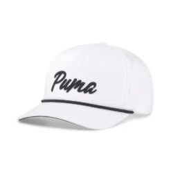 Puma Retro Rope Snapback Cap -golf puma retrorope snapback 023924 02 white