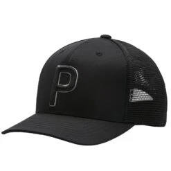 Puma Trucker P 110 Snapback Cap -golf puma truckerpsnapback hat black