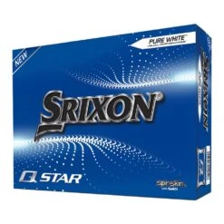 Srixon Q-Star 6 Pure White Golf Balls - 1 Dozen