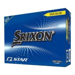 Srixon Q-Star 6 Tour Yellow Golf Balls - 1 Dozen
