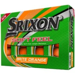 Srixon Soft Feel Brite Orange Golf Balls