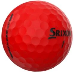 Srixon Soft Feel Brite Red Golf Balls -golf srixon softfeel brite red ball