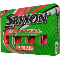 Srixon Soft Feel Brite Red Golf Balls