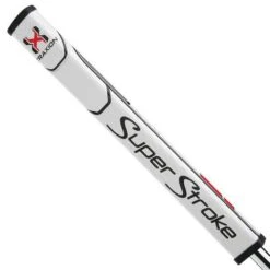 Super Stroke Traxion Flatso 3.0 Putter Grip 9 Super Stroke Traxion Flatso 3.0 Putter Grip -golf sstraxionwhtredblkflatso 1 4
