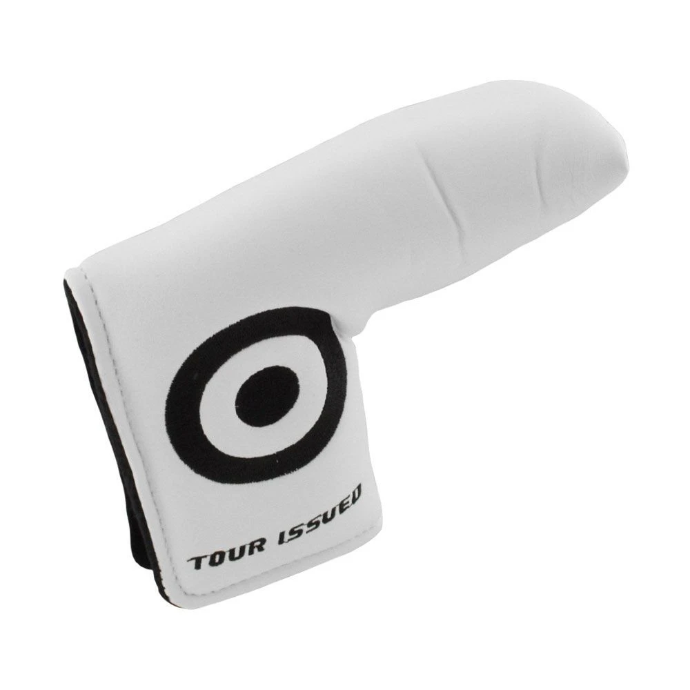 Hurricane Golf Tour Issued Bullseye White/Black Blade Putter Headcover 4 Hurricane Golf Tour Issued Bullseye White/Black Blade Putter Headcover - Image 2