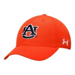 Under Armour NCAA Classic Structured Adjustable Hat -golf ua auburn orange 1 1